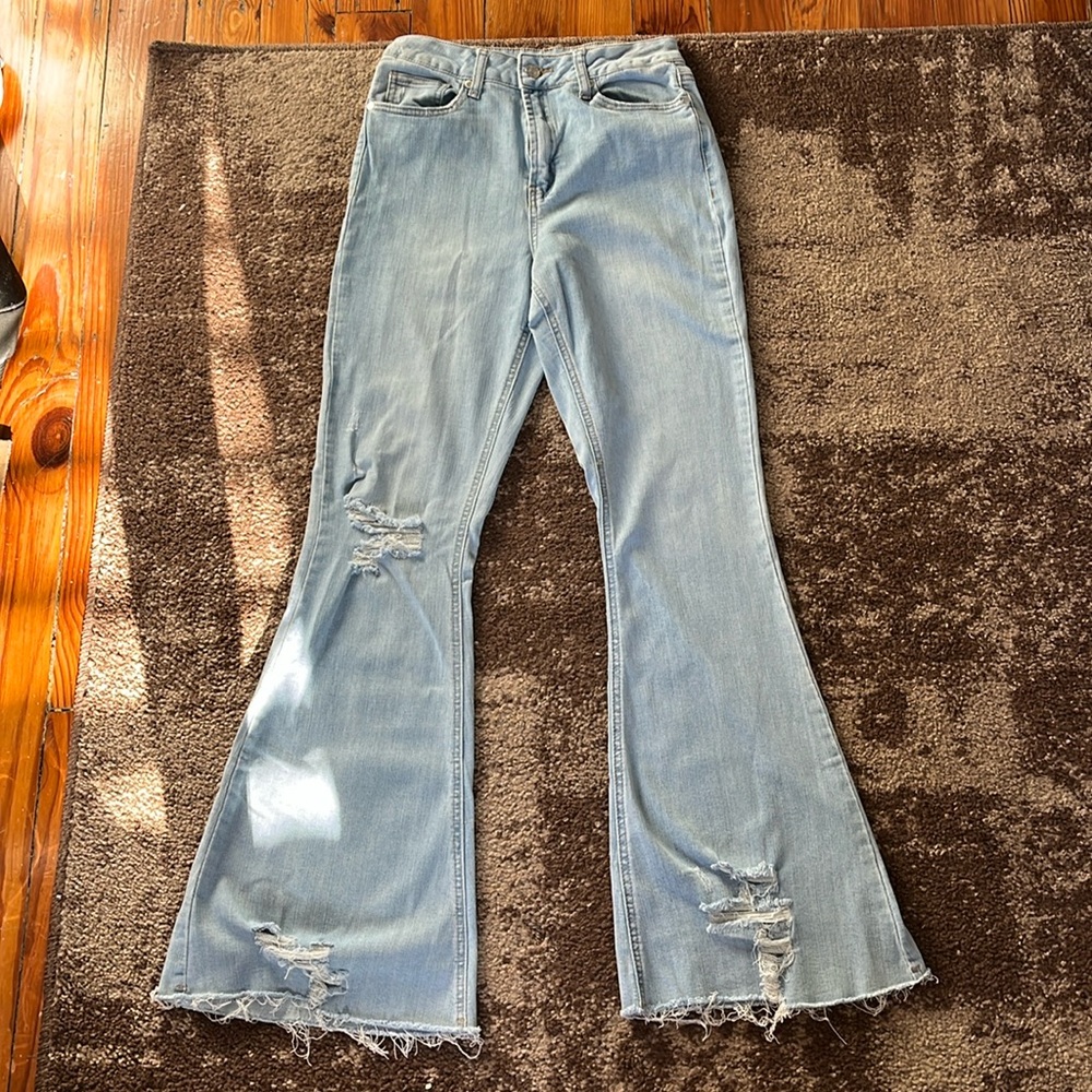 Flared jeans